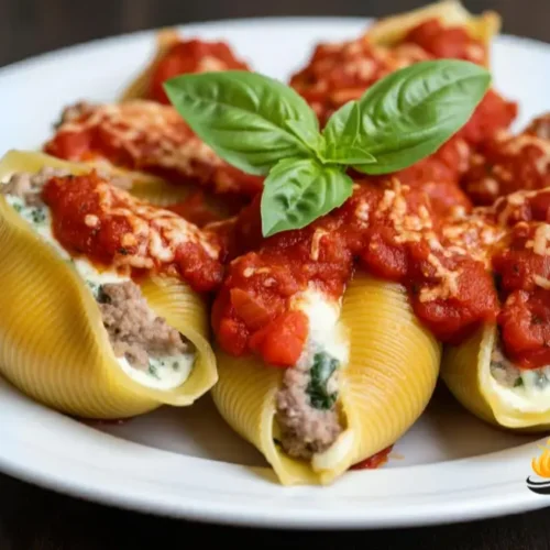 Stuffed Shells with Meat