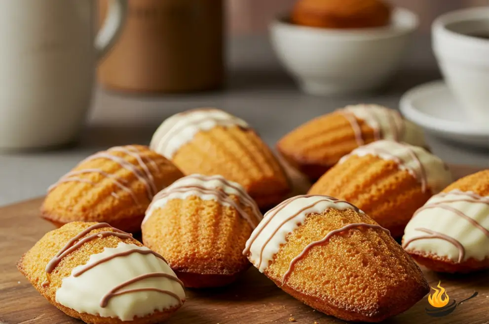 Madeleines With Cream